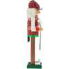 15-Inch Red and Green Golfer Nutcracker - Nutcrackers - 4