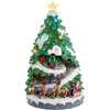 15.7-Inch Battery Operated Lighted Musical Christmas Tree With Moving Train - Accents - 1 - thumbnail