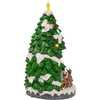 15.7-Inch Battery Operated Lighted Musical Christmas Tree With Moving Train - Accents - 2