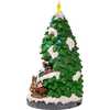 15.7-Inch Battery Operated Lighted Musical Christmas Tree With Moving Train - Accents - 4