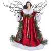 14-Inch Fabric Mache Angel Tree Topper - Tree Toppers - 1 - thumbnail