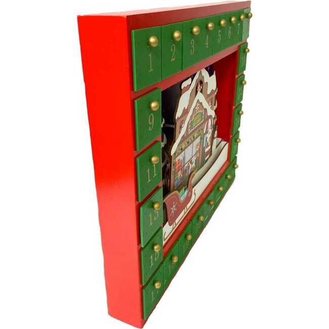 14.3-Inch Battery-Operated Santa Toy Shop Advent Calendar - Advent Calendars - 2