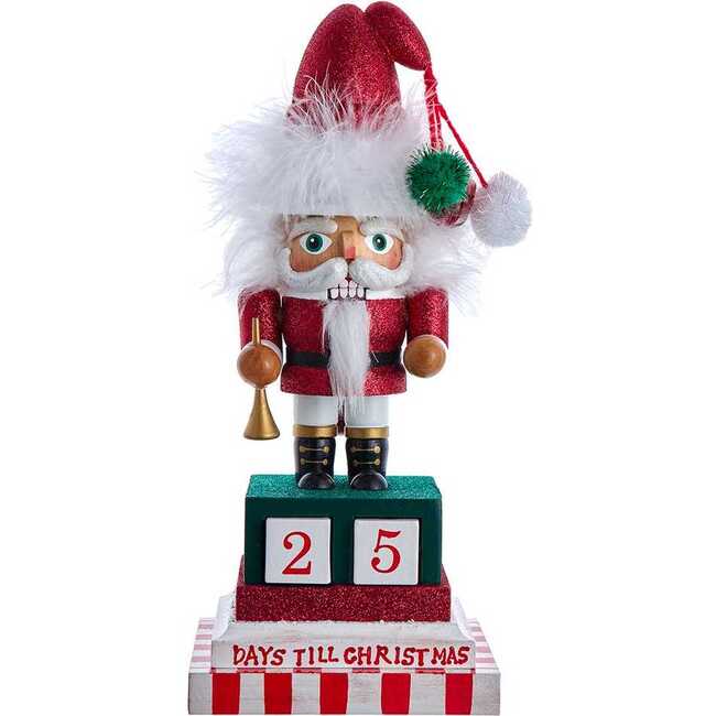 12-Inch Countdown to Christmas Santa Nutcracker