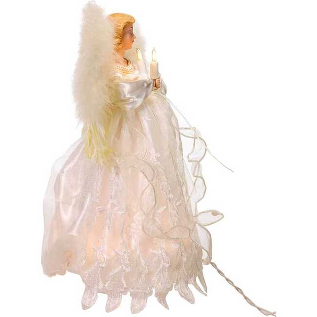 12-Inch 10-Light Ivory Angel Treetop - Tree Toppers - 2