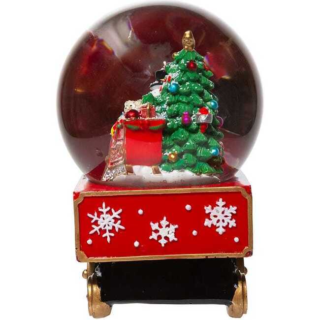 120MM Musical Santa Driving Train Water Globe - Accents - 4