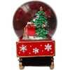 120MM Musical Santa Driving Train Water Globe - Accents - 4