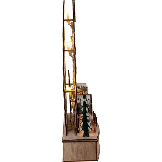 12.6-Inch Battery Operated Lighted Christmas Tree Village - Accents - 2