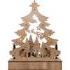 12.6-Inch Battery Operated Lighted Christmas Tree Village - Accents - 3