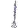 11.75. Inch 18-Light cool White Micro LED Silver Glittered Snowflake Treetopper - Tree Toppers - 2