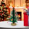 11.75-Inch Wooden Tree with Miniature Wooden Ornaments, 25 Piece Set - Accents - 5