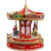 11.1-Inch Lighted Musical Santa Carousel With Motion Table Piece - Accents - 2