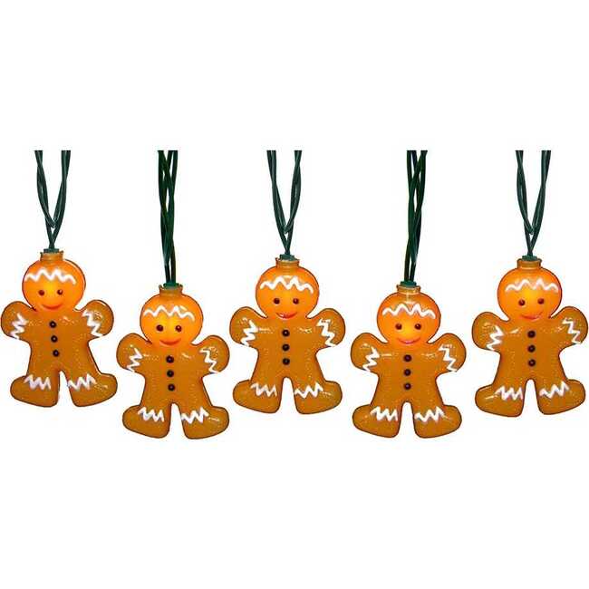 10-Light Gingerbread Light Set