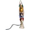 10-Light LED Multicolored Capiz Clear Star Tree Topper - Tree Toppers - 3