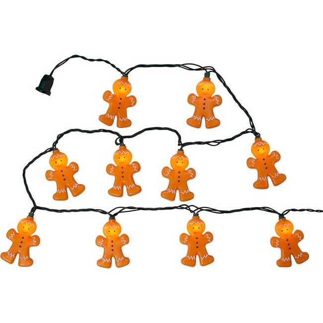 10-Light Gingerbread Light Set - Lights - 2