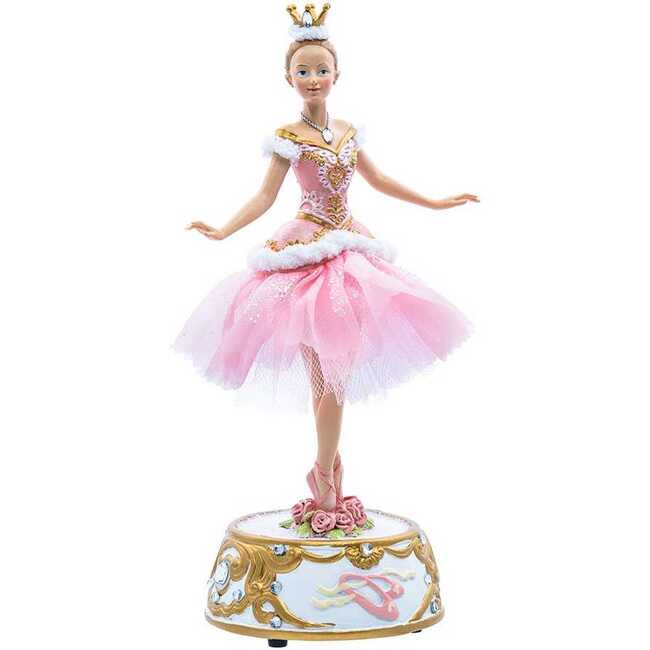 10-Inch Pink Ballerina Figure with Musical Base - Accents - 2