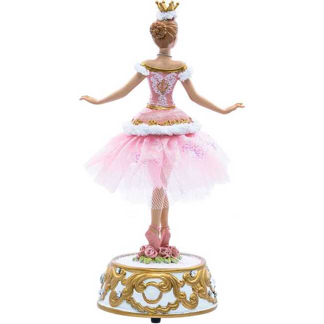 10-Inch Pink Ballerina Figure with Musical Base - Accents - 3