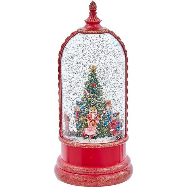 10.8-Inch Battery-Operated USB Lighted Musical Nutcracker Water Lantern