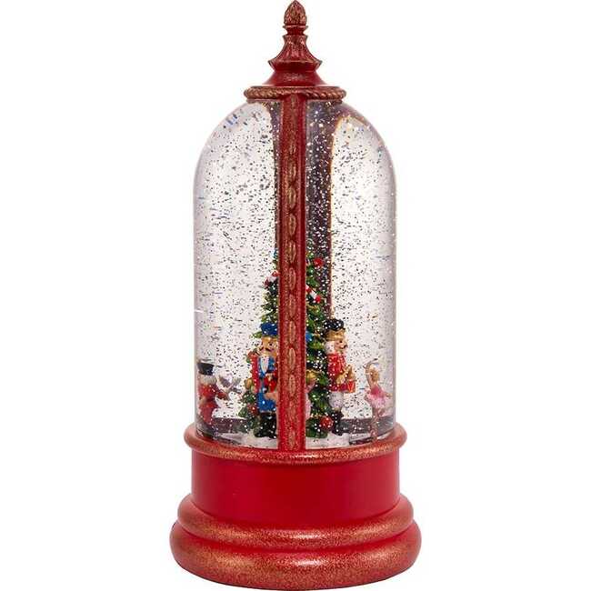 10.8-Inch Battery-Operated USB Lighted Musical Nutcracker Water Lantern - Accents - 3