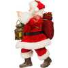 10.5-Inch Fabriché Santa with Wreath and Lantern - Accents - 4