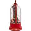 10.8-Inch Battery-Operated USB Lighted Musical Nutcracker Water Lantern - Accents - 5