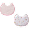 Nursing Bib Set, Pink - Bibs - 1 - thumbnail