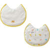 Nursing Bib Set, Yellow - Bibs - 1 - thumbnail