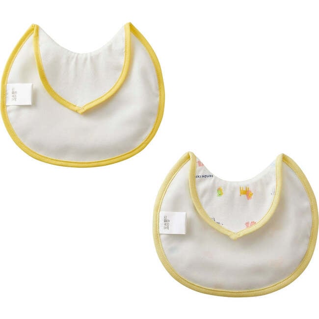 Nursing Bib Set, Yellow - Bibs - 2