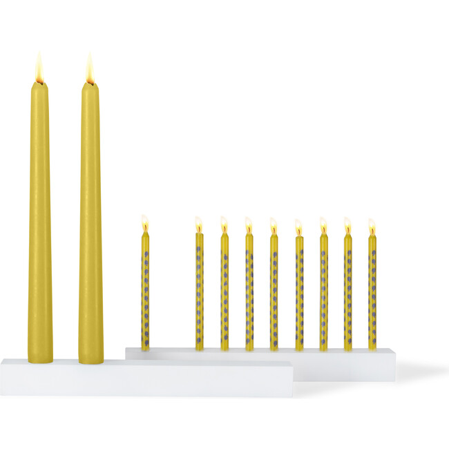 Licht Double Menorah, Snow