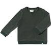 Tarquin Cosy Crew Neck Long Sleeve Sweatshirt, Forest - Sweatshirts - 1 - thumbnail