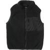 Gilt Sherpa Handy Zip-Up Pocket Vest, Black - Jackets - 1 - thumbnail