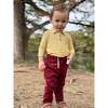 Modoc Classic Corduroy Comfort Fit Pants, Burgundy - Pants - 3