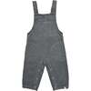 Baby Galleon Chunky Corduroy Long Overalls, Grey - Overalls - 1 - thumbnail