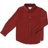 Atwood Woven Long Sleeve Shirt, Red - Shirts - 1 - thumbnail