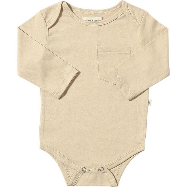 Baby Tellico 3-Quarter Sleeve Triple Pack Onesies, Cream, Gold & Beige (Pack Of 3) - Onesies - 2