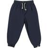 Airforce Relaxed Fit Cuffed Ankle Drawstring Pants, Navy Ripstop - Pants - 1 - thumbnail