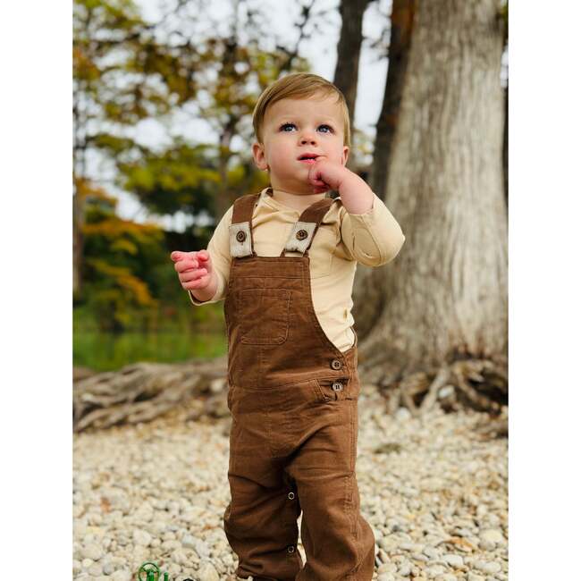 Baby Tellico 3-Quarter Sleeve Triple Pack Onesies, Tan, Green & Sage (Pack Of 3) - Onesies - 4