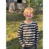 Alcoa Round Neck Long Sleeve Tee, Blue & Grey Stripe - T-Shirts - 3
