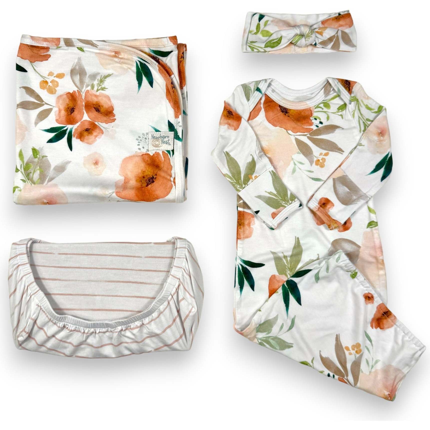 Bamboo Newborn Nest, Sienna - Mixed Gift Sets - 1