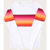 Unisex Rashguard, Sunset Beach Rainbow - Rash Guards - 1 - thumbnail