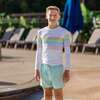 Boy's Swim Shorts, West Coast Mint - Swim Trunks - 2