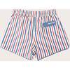 Boy's Swim Shorts, Americana Stripes - Swim Trunks - 3