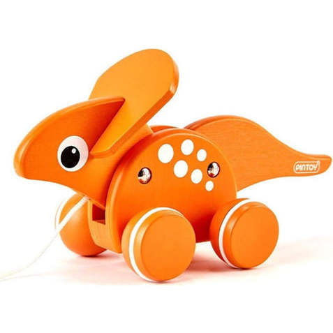 PINTOY Pull-Along Triceratops