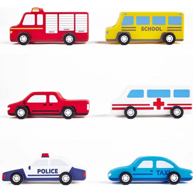 PINTOY 6 Car Vehicle Set