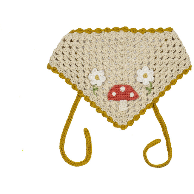 Crochet Bandana, Mushroom