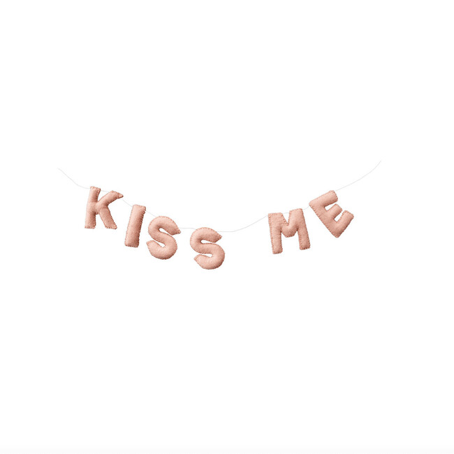 Kiss Me Wool Felt Garland