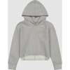 Wren Long Sleeve Relaxed Fit Kangaroo Pocket Hoodie, Grey - Sweatshirts - 1 - thumbnail