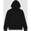 Wren Long Sleeve Relaxed Fit Kangaroo Pocket Hoodie, Black - Sweatshirts - 1 - thumbnail