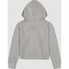 Wren Long Sleeve Relaxed Fit Kangaroo Pocket Hoodie, Grey - Sweatshirts - 2