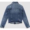 Manning Straight Fit Front Pocket Denim Jacket, Mid-Indigo - Jackets - 2