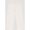 Lily High Rise Wide Leg Cropped Jeans, White - Jeans - 2